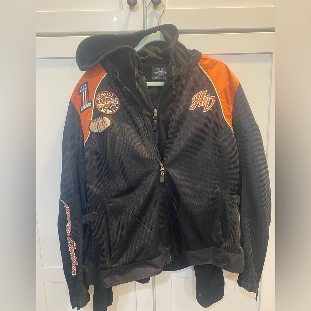 Women’s Harley Davidson - 2 in 1 jacket- hooded liner